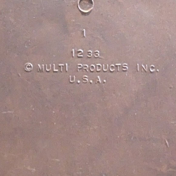 Vintage resin wall decor religious inspirational 1950s - Picture 6 of 7